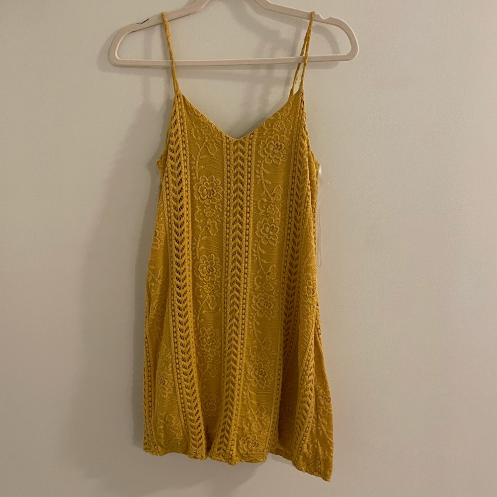 Altar’d State Mustard Yellow Dress, small